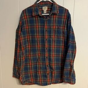 L.L. Bean plaid flannel size‎ L tall